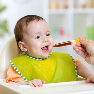 BAGTeck 8 Pack Liquid Droppers Silicone 5ml Clear Liquid Medicine Eye Dropper with Bulb Tip for Kids...