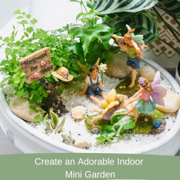 PRETMANNS Fairy Garden Kit with Adorable Figurines