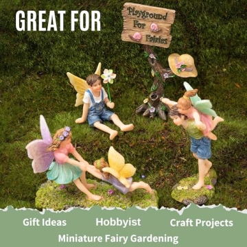 PRETMANNS Fairy Garden Kit with Adorable Figurines