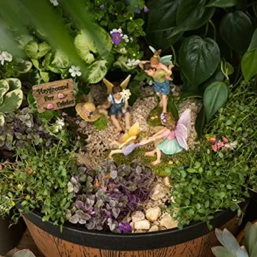 PRETMANNS Fairy Garden Kit with Adorable Figurines