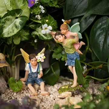 PRETMANNS Fairy Garden Kit with Adorable Figurines