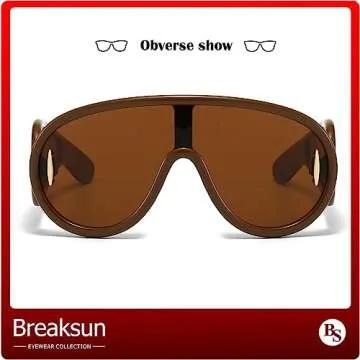 Breaksun Wave Mask Sunglasses for Trendy Sun Protection