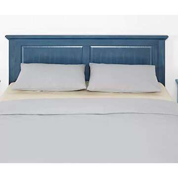 Mantua Arcadia Wood Headboard (Twin, Vibrant Blue)