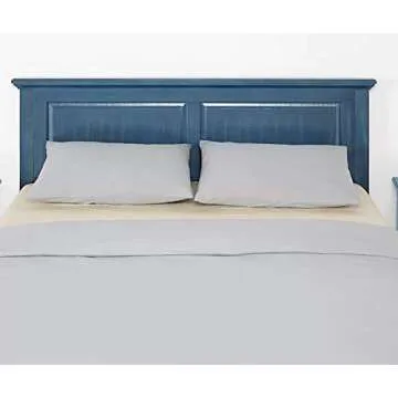 Mantua Arcadia Wood Headboard (Twin, Vibrant Blue)