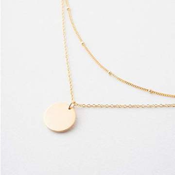 MEVECCO Gold Layered Necklace for Women - Elegant Dainty Design