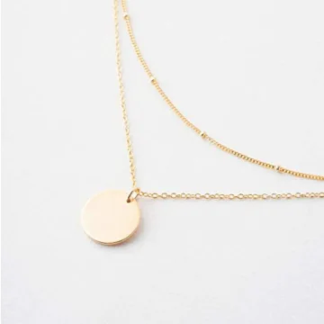 MEVECCO Gold Layered Necklace for Women - Elegant Dainty Design