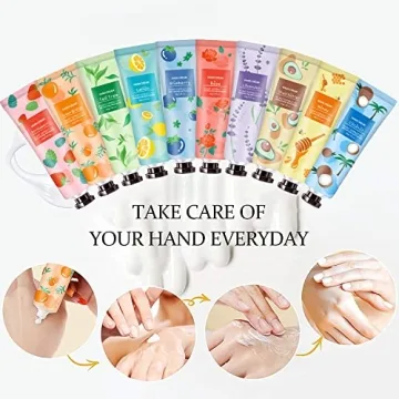10 Pack Hand Cream for Soft Hydrated Hands Travel Size