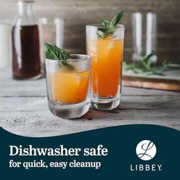 Libbey Polaris Glass Set - Elegant & Versatile Drinkware