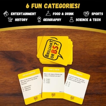 Brilliant or BS? Fun Bluffing Trivia Game for Friends