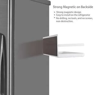 Magnetic Spice Rack Organizer - Easy Install & Space Saving