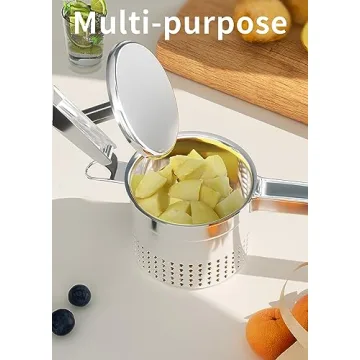 GloTika Heavy Duty Potato Ricer Masher - 15oz Size