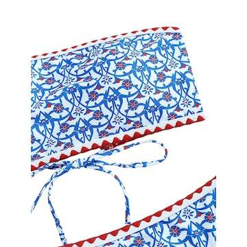 ZAFUL Strapless Bandeau Bikini Swimsuit for Women