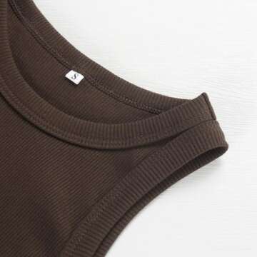 Artfish Women's Sleeveless Racerback Crop Tank Top - Comfortable and Stylish