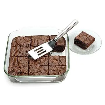 Durable 18/8 Stainless Steel Brownie Spatula for Bakers