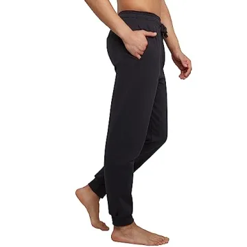 Hanes Black Jogger Sweatpants for Men - Small Size