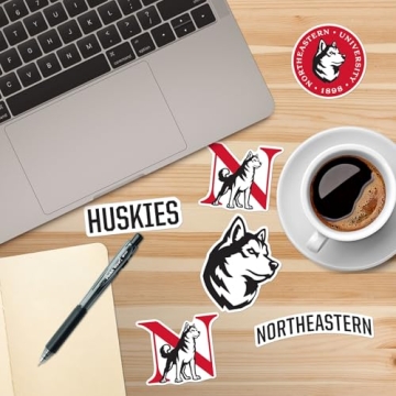 Northeastern University Spirit Stickers Variety Pack for Fans