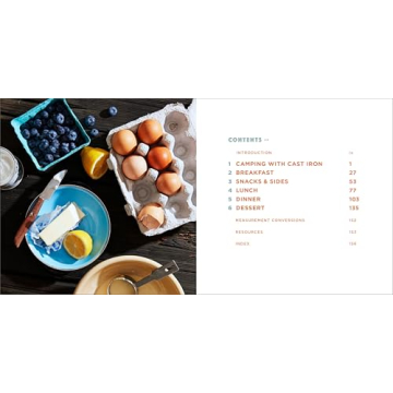 Cast-Iron Camping Cookbook with Easy Outdoor Recipes