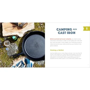 Cast-Iron Camping Cookbook with Easy Outdoor Recipes