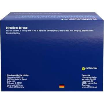 Orthomol Immun Vial, Immune Support Supplement,Capsule 30-Day Supply, Vitamins A, B, C, D, E, Zinc, ...