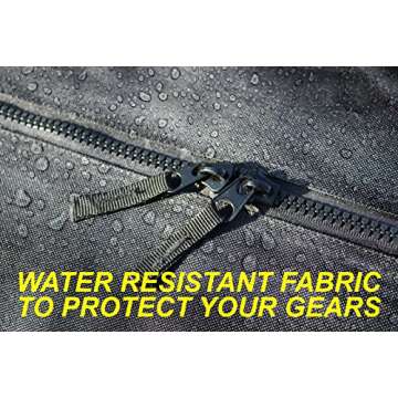 Fitdom 132L 36" Heavy Duty Extra Large Sports Gym Equipment Travel Duffel Bag W/Adjustable Shoulder & Compression Straps. Perfect for Soccer Baseball Basketball Hockey Football Team Coaches & More