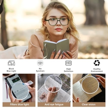 Shop FEISEDY Retro Aviator Reading Glasses - Blue Light Protection