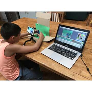 Zu3D Stop Motion Animation Kit for Kids with Full Support