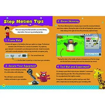 Zu3D Stop Motion Animation Kit for Kids with Full Support
