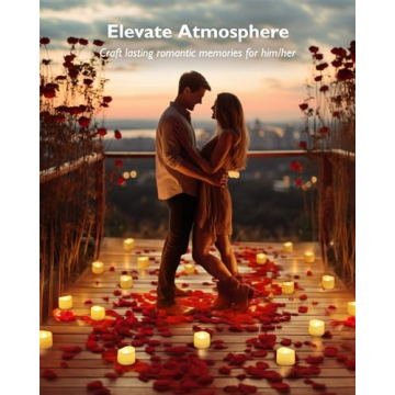 Homemory 12-Pack Flameless LED Tea Lights - Safe & Stylish