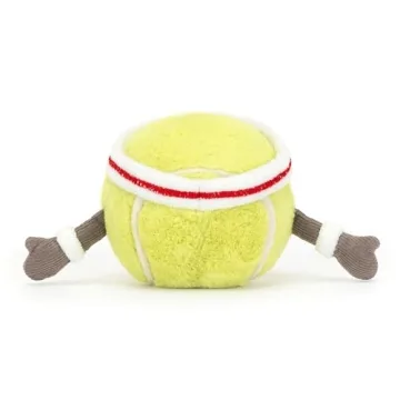 Jellycat Amuseables Tennis Ball Plush Toy for Sports Fans