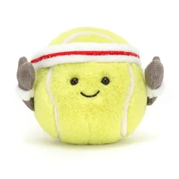Jellycat Amuseables Tennis Ball Plush Toy for Sports Fans
