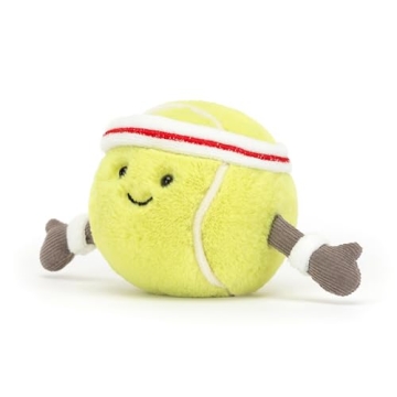 Jellycat Amuseables Tennis Ball Plush Toy for Sports Fans