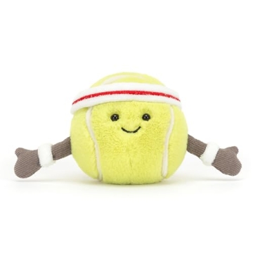 Jellycat Amuseables Tennis Ball Plush Toy for Sports Fans