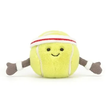 Jellycat Amuseables Tennis Ball Plush Toy for Sports Fans