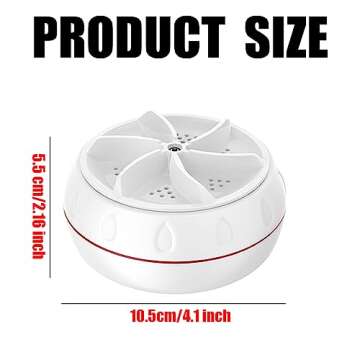 Portable Ultrasonic Mini Washing Machine for Travel