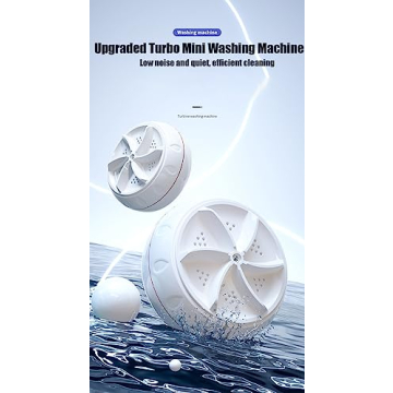 Portable Ultrasonic Mini Washing Machine for Travel