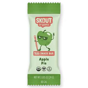 Skout Organic Apple Pie Kids Snack Bars 18 Pack