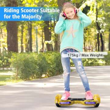 Jolege Hoverboard for Kids - Safe and Fun Electric Scooter
