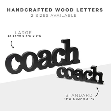 Coach Wood Silver Pen for Coaches & Desk Décor