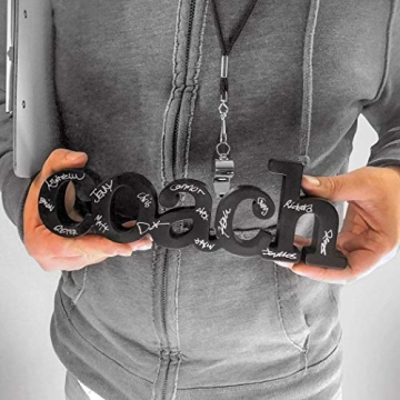 Coach Wood Silver Pen for Coaches & Desk Décor