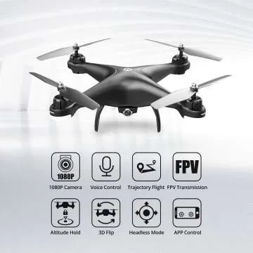 Holy Stone HS110D WiFi FPV Drone with HD Camera