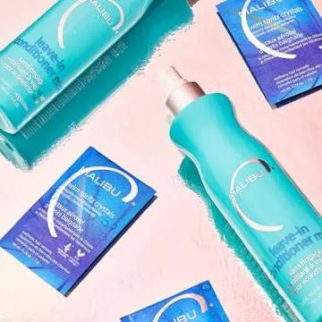 Malibu C Leave In Conditioner Mist - Moisturizing Heat Protectant & Hair Detangler Spray - Leave In Conditioner Spray that Helps to Prevent Color Fading with UV Protection (9oz)