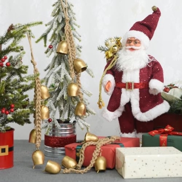 Vintage Christmas Bells Decorative 2 Pack