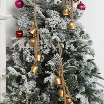 Vintage Christmas Bells Decorative 2 Pack