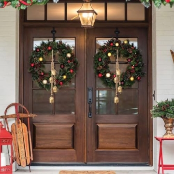 Vintage Christmas Bells Decorative 2 Pack