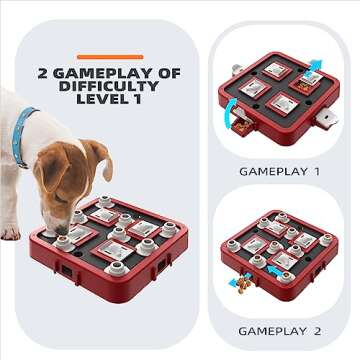 KADTC Dog Puzzle Toy for Small/Medium/Large Dogs Mental Stimulation Boredom Busters Puppy Brain Toys Keep Busy Enrichmen FQPH