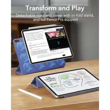 ESR iPad Mini 7 Case with Pencil Holder and Magnetic Design