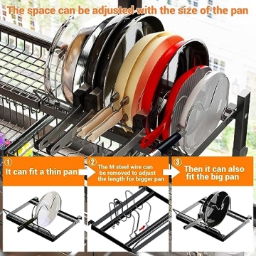 ADBIU Over Sink Dish Drying Rack for Space-Saving Kitchen