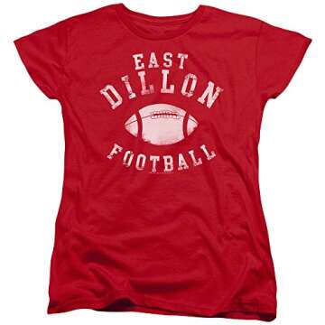 Womens Friday Night Lights East Dillon Football Ladies T Shirt Size M