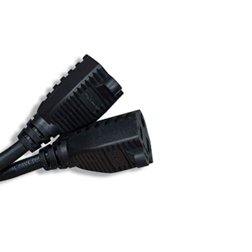Cablelera Power Cord Extension & Splitter - 16 AWG, 13A