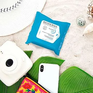 Bioderma Hydrabio H2O Biodegradable Wipes for All Skin Types